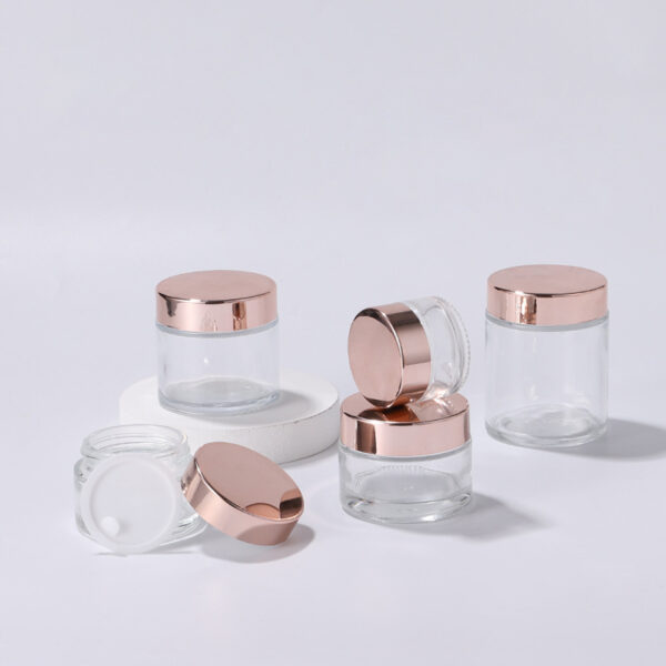 Rose Gold Glass Cream Jar (4)