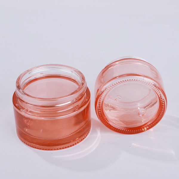 Pink Glass Cream Jar (4)