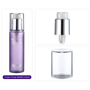 Purple 120ml Cream Pump Bottle (2)