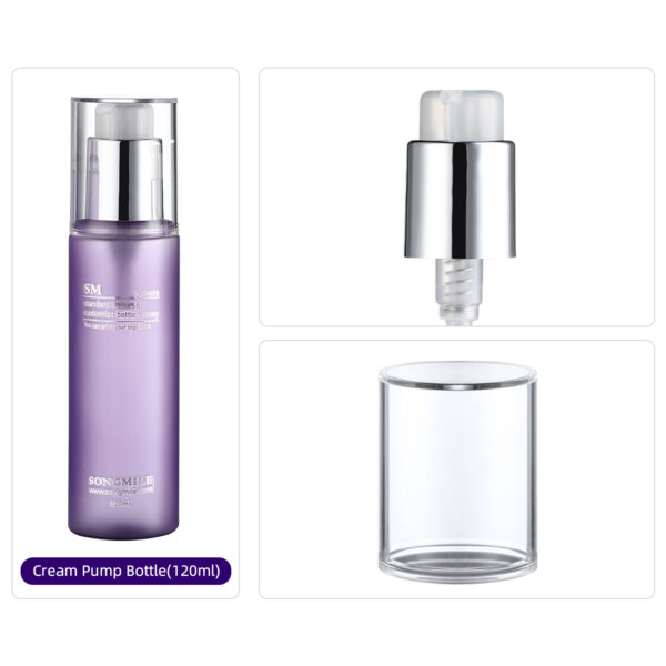 Purple 120ml Cream Pump Bottle (2)